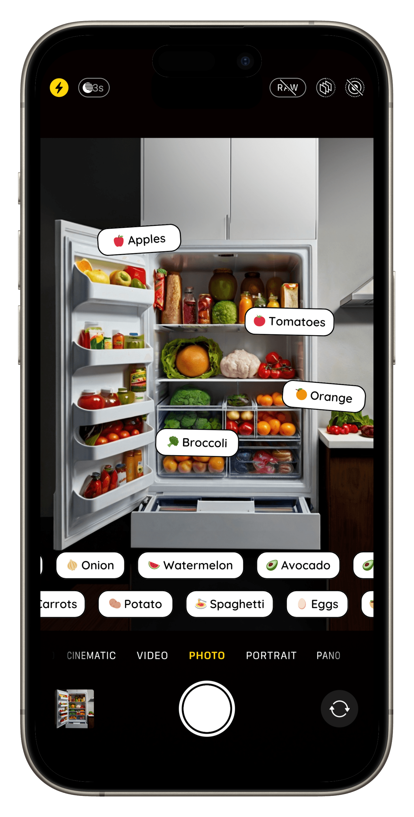 Add your ingredients