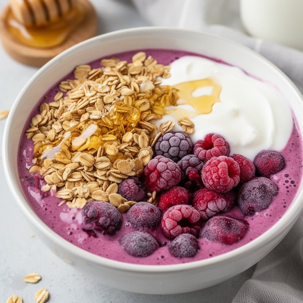 Greek Yogurt Berry Smoothie Bowl